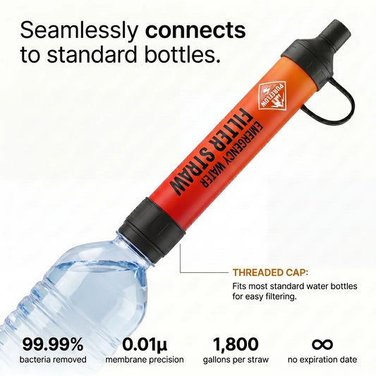 PureFlow Water Filter Straw